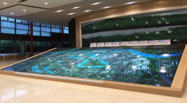 Tianjin Eco-City Visualization Video Wall Solution